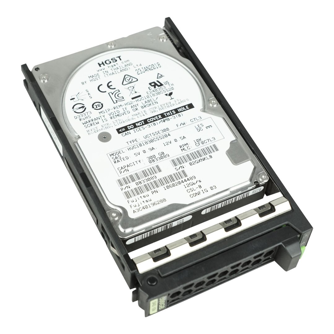 FUJITSU 300gb 10k 6g 2.5" SAS HDD PRIMERGY disco rigido s26361-f4006-l130 NEW 